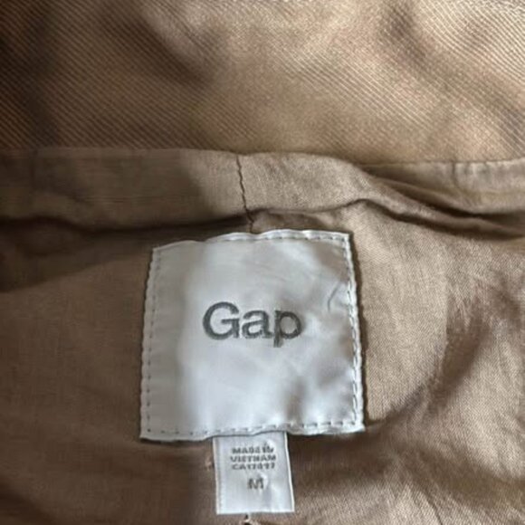 GAP Trench Coat – Beige – Women’s Size Medium - Picture 3 of 3